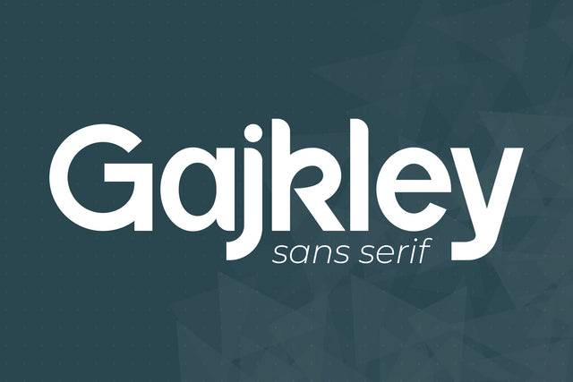 Gajkley Typeface Font Storytype Studio 
