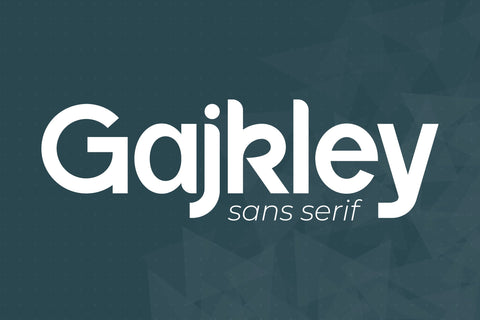 Gajkley Typeface Font Storytype Studio 