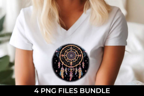 Galactic Dreamweaver - Boho T-Shirt Design Bundle Sublimation Sintegra 