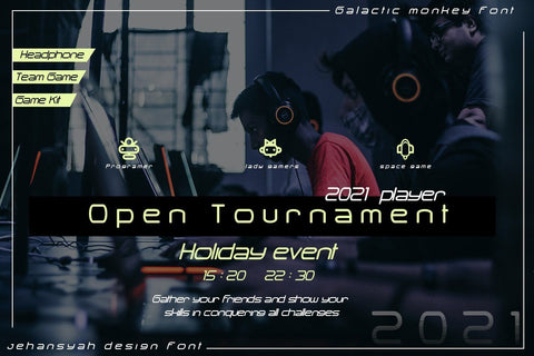 Galactic Monkey Font JH-CreativeFont 