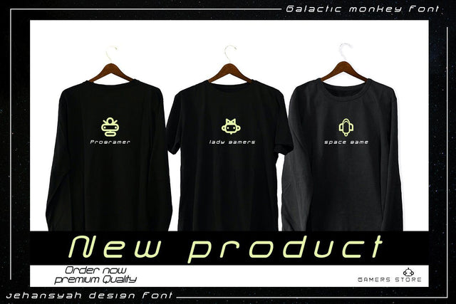 Galactic Monkey Font JH-CreativeFont 
