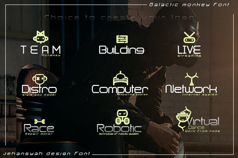 Galactic Monkey Font JH-CreativeFont 