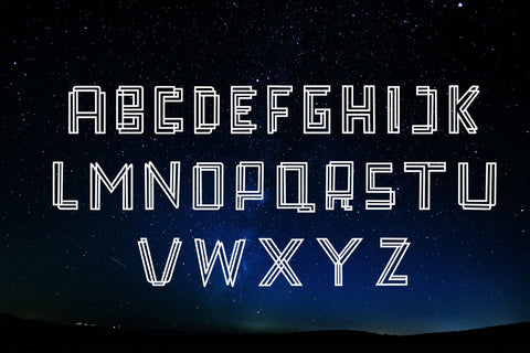 Galaksi - Scifi Font Font LetterdayStudio 