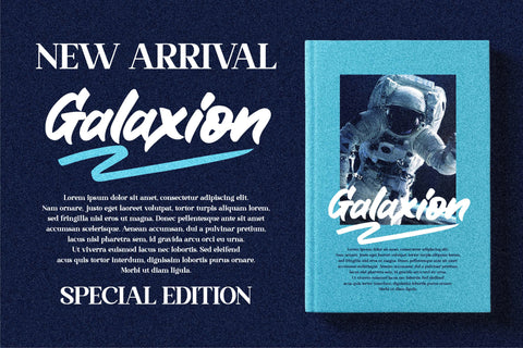 Galaxion Font Letterena Studios 
