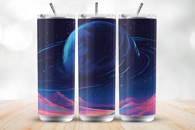 Galaxy 20 Oz Tumbler Wrap Sublimation Design Sublimation MockupSvgVenue 