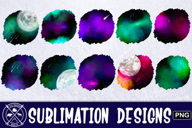 Galaxy Background Sublimation Design|Sublimation PNG Sublimation Last Frontier Design Co. 
