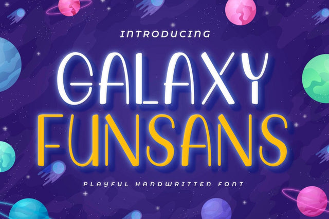 Galaxy Funsans Font Madatype Studio 
