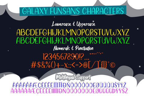 Galaxy Funsans Font Madatype Studio 