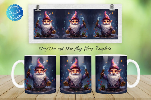 Galaxy Gnome 11, 12 & 15 Oz Mug Sublimation Sublimation Regulrcrative 