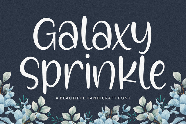Galaxy Sprinkle Beautiful Handcraft Font Font Balpirick 