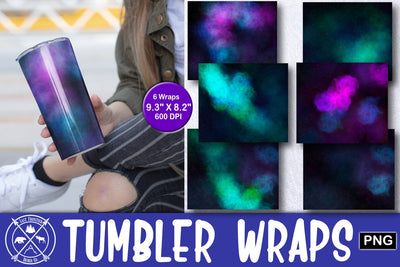 Galaxy Tumbler Wrap Sublimation Sublimation Last Frontier Design Co. 