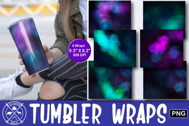 Galaxy Tumbler Wrap Sublimation Sublimation Last Frontier Design Co. 
