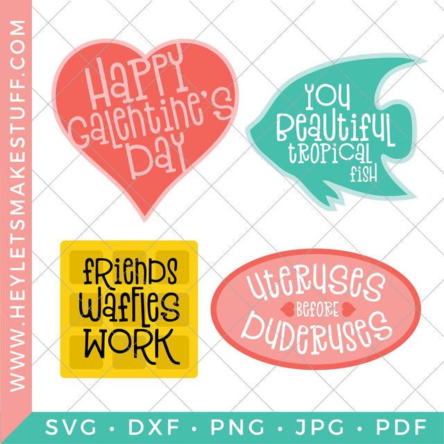 Galentine's Day Bundle SVG Hey Let's Make Stuff 