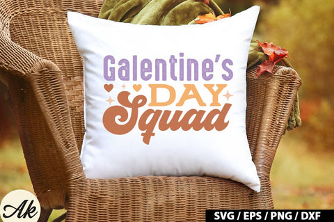 Galentine's day squad Retro SVG SVG akazaddesign 