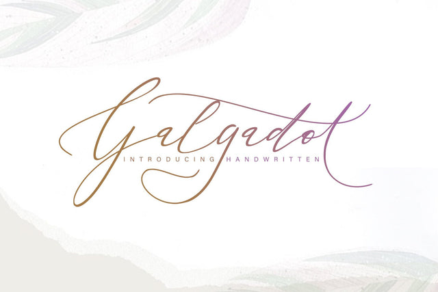 GALGADOT Font Letterara 