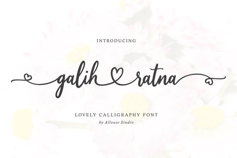 Galih Ratna Font Allouse.Studio 