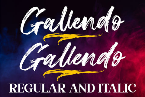 Gallendo Font Letterena Studios 