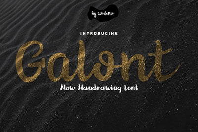 Galont Font twinletter 
