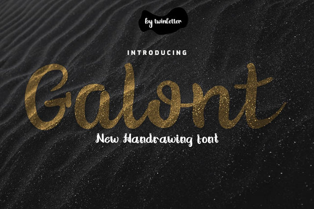 Galont Font twinletter 