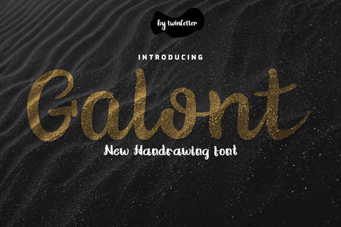 Galont Font twinletter 
