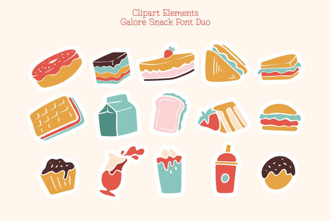 Galore Snack Font yumnatype 