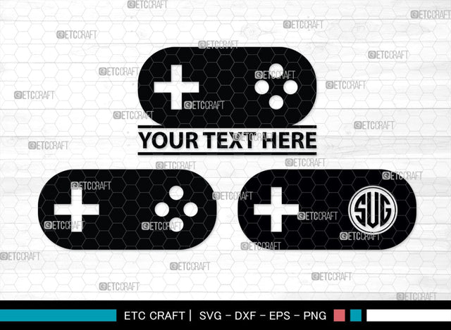 Game Controller Monogram, Game Controller Silhouette, Game Controller SVG, Video Game Svg, Game Player Svg, Joypad Svg, Xbox Gamepad Svg, SB00438 SVG ETC Craft 