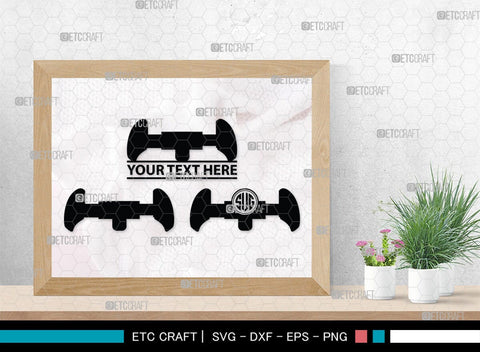 Game Controller Monogram, Game Controller Silhouette, Game Controller SVG, Video Game Svg, Game Player Svg, Joypad Svg, Xbox Gamepad Svg, SB00438 SVG ETC Craft 