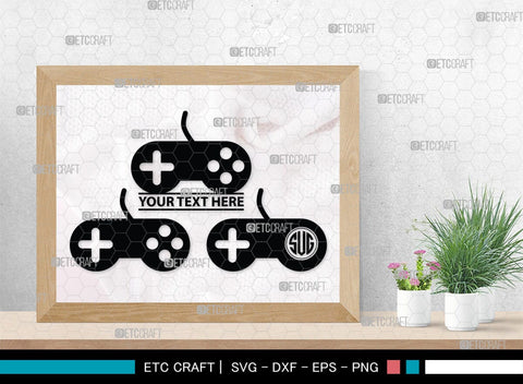 Game Controller Monogram, Game Controller Silhouette, Game Controller SVG, Video Game Svg, Game Player Svg, Joypad Svg, Xbox Gamepad Svg, SB00438 SVG ETC Craft 