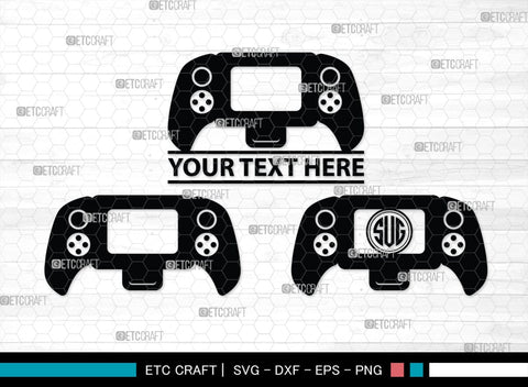 Game Controller Monogram, Game Controller Silhouette, Game Controller SVG, Video Game Svg, Game Player Svg, Joypad Svg, Xbox Gamepad Svg, SB00438 SVG ETC Craft 