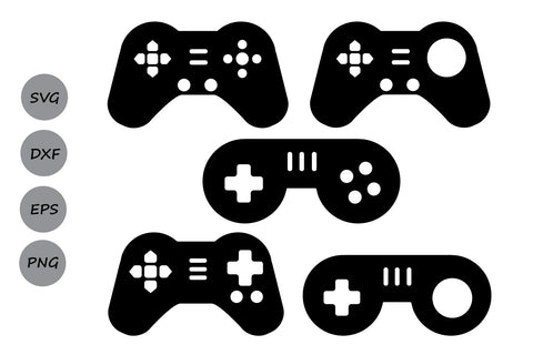 Game Controller Monogram| Gaming SVG Cut Files SVG CosmosFineArt 