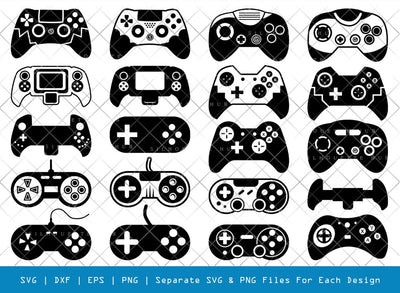 Xbox Remote Cut File Game Controller SVG Cut Files | Game Controller Silhouette | Video Game ...