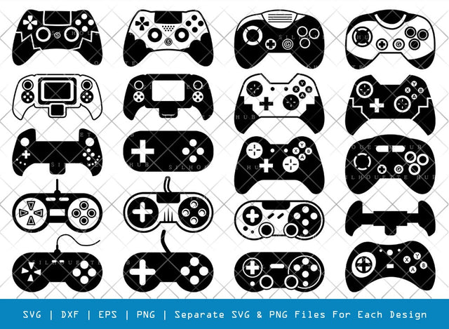 Game Controller SVG Cut Files | Game Controller Silhouette | Video Game Svg | Game Player Svg | Joypad Svg | Xbox Gamepad Svg SVG ETC Craft 