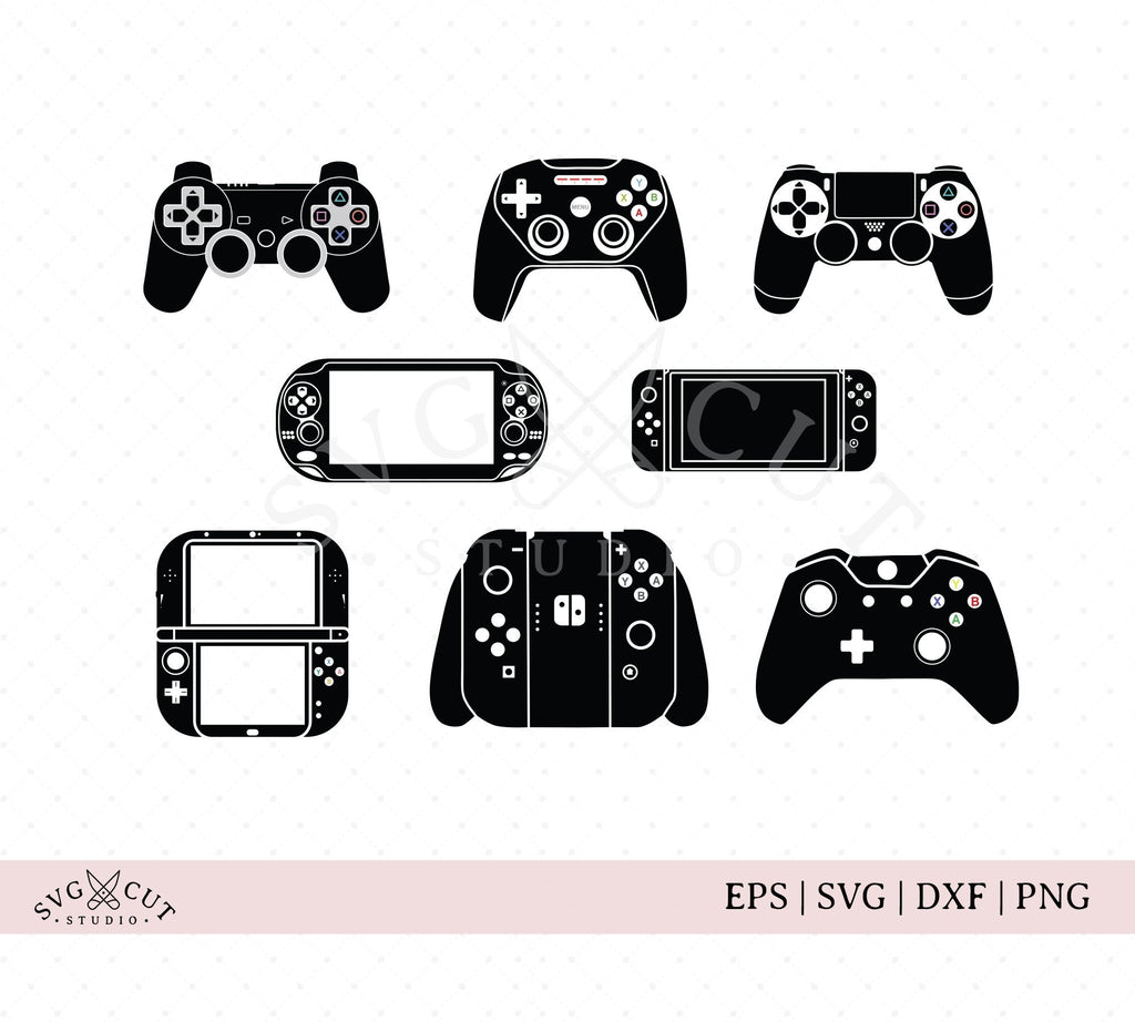 Game Controller SVG Cut Files So Fontsy