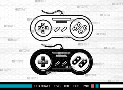 Game Controller SVG, Gamer Svg, Video Game Svg, PS4 Controller Svg, Game Player Svg, Game Controller Svg SVG ETC Craft 