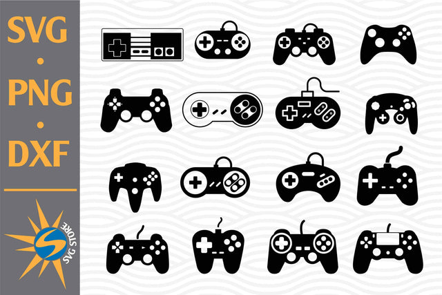Game Controller SVG, PNG, DXF Digital Files Include SVG SVGStoreShop 
