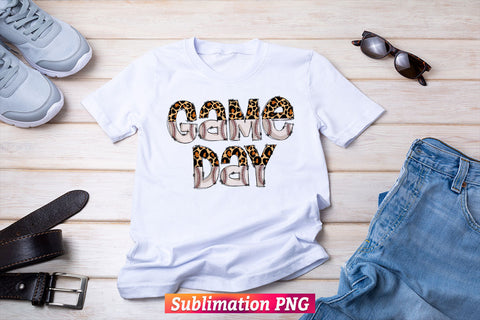 Game Day Baseball Leopard Letter Camouflage Sports T shirt Design Png Sublimation Printable Files Sublimation DesignDestine 