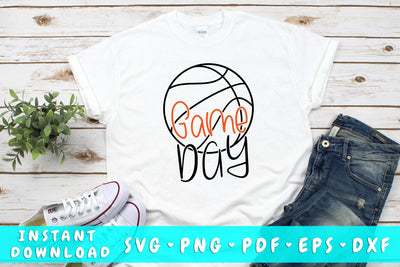 Game Day Basketball SVG SVG HappyDesignStudio 