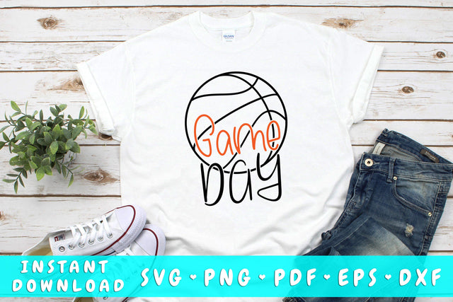 Game Day Basketball SVG SVG HappyDesignStudio 