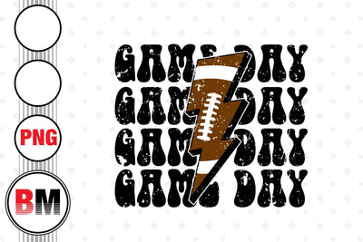 Game Day Football PNG Files Sublimation BMDesign 