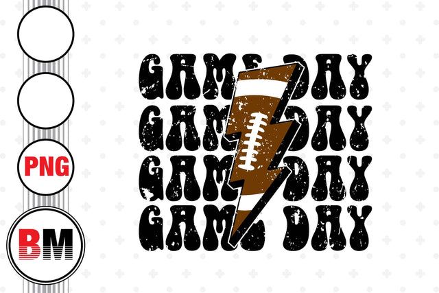 Game Day Football PNG Files Sublimation BMDesign 