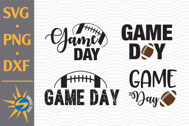 Game Day Football SVG, PNG, DXF Digital Files Include SVG SVGStoreShop 