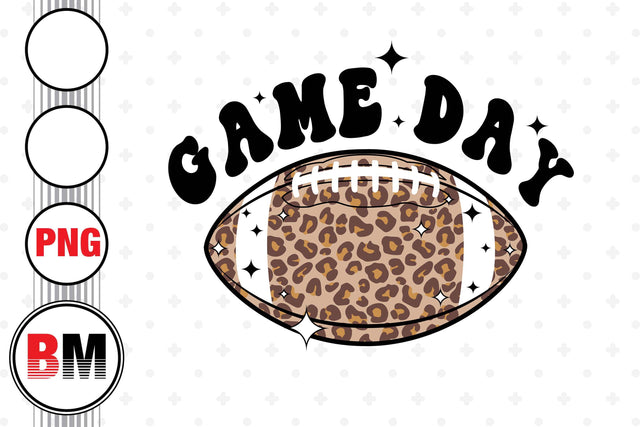 Game Day Leopard PNG Files Sublimation BMDesign 