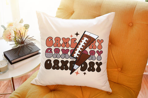 Game Day Retro Football PNG Sublimation Sublimation designartist 