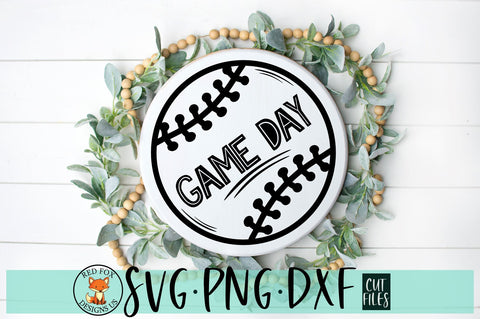 Game Day SVG, Baseball SVG, Softball SVG SVG RedFoxDesignsUS 
