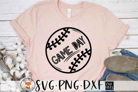 Game Day SVG, Baseball SVG, Softball SVG SVG RedFoxDesignsUS 