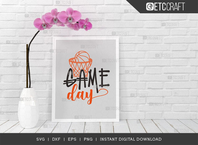 Game Day SVG Cut File, Game Day Vibes Svg, Gamer Svg, Football Svg, Sports Svg, Gaming Quote SVG ETC Craft 
