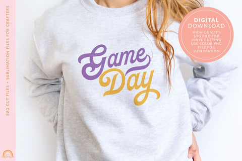 Game Day SVG File College Football SVG File HM SVG Pixel Sublimation 