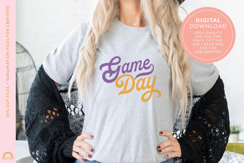 Game Day SVG File College Football SVG File HM SVG Pixel Sublimation 