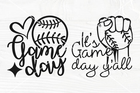 Game Day SVG PNG, Baseball Svg cut files, Baseball Bundle, Cricut Svg, Silhouette Files SVG TonisArtStudio 