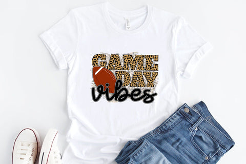 Game Day Vibes, Football Sublimation Design Sublimation CraftLabSVG 